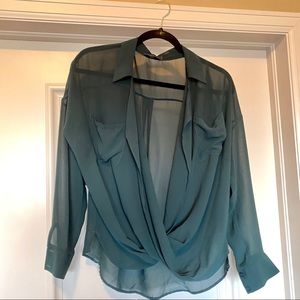 ASTR Blouse | Dark Green